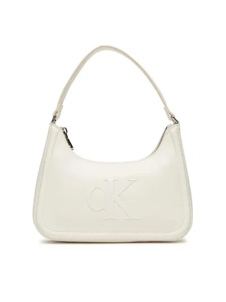 Calvin Klein Geantă de umăr lână alb