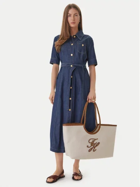 Platno ruksak Tommy Hilfiger bež
