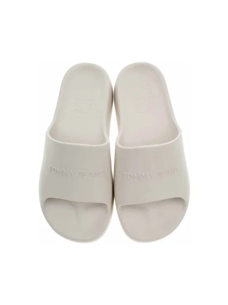 Dámske šľapky Tommy Jeans Chunky Pool Slide Ess newsprint