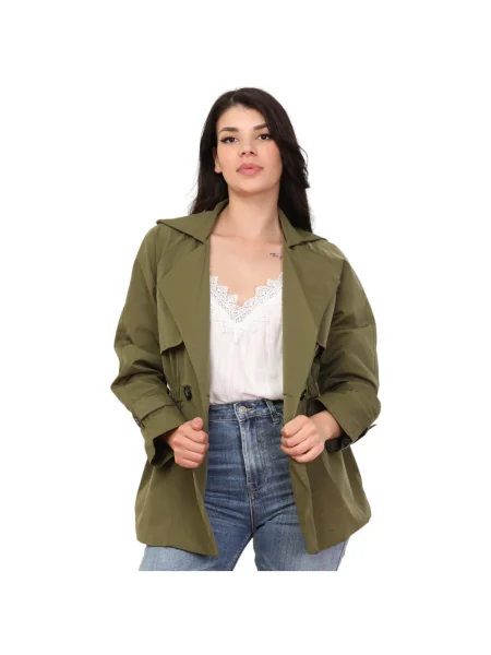 Palton La Modeuse kaki