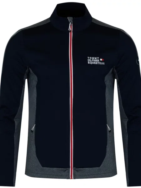 Geacă Tommy Hilfiger softshell albastru
