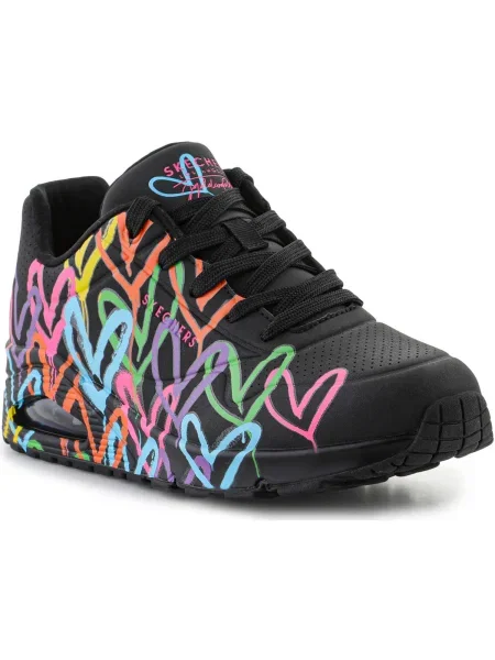 Sneakerși Skechers negru