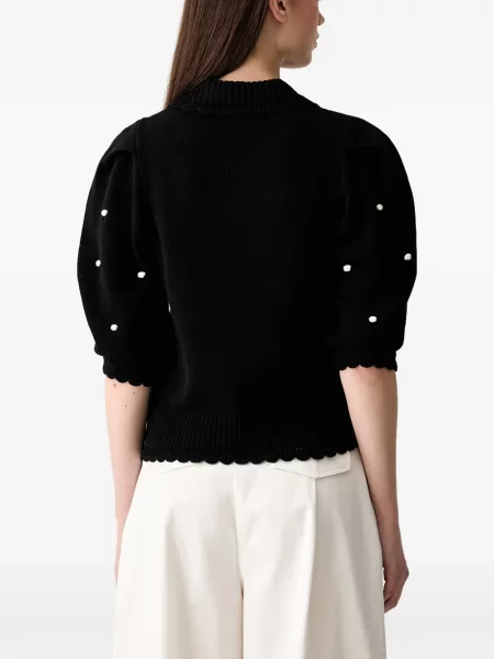 Cardigan Stine Goya cu buline negru