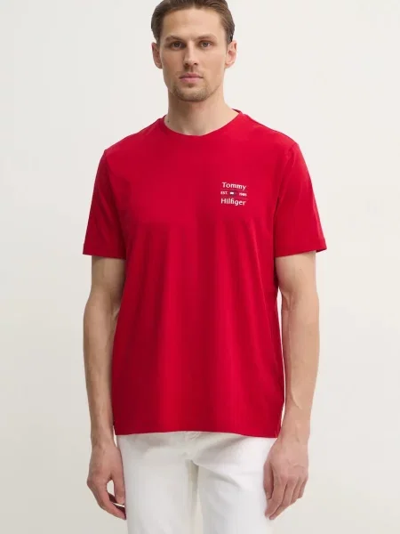 Tommy Hilfiger tričko červené