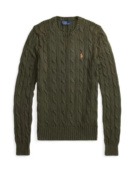 Polo Ralph Lauren Pulover oliv / deschis portocaliu