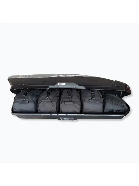 KJUST Thule Motion XT XL tetőcsomagtartó táska 5 darabos készlet fekete.. Méret: OS fekete