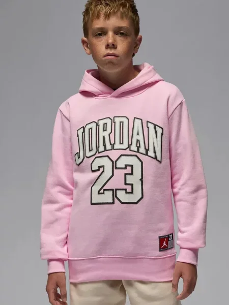 Jordan кофта з капюшоном дитяча з бавовною