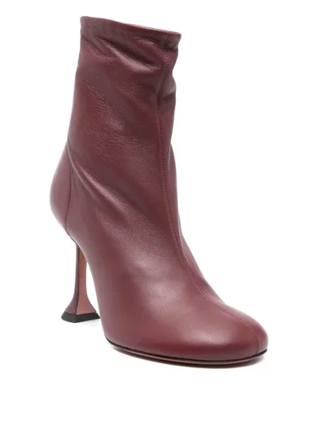 Botine Amina Muaddi roșu