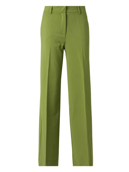 Weekend Max Mara Pantaloni cu dungă VISIVO măr verde