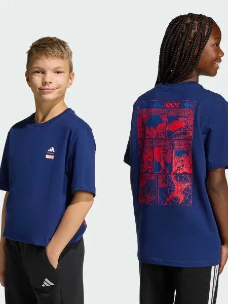 Дитяча Футболка adidas Marvel синій
