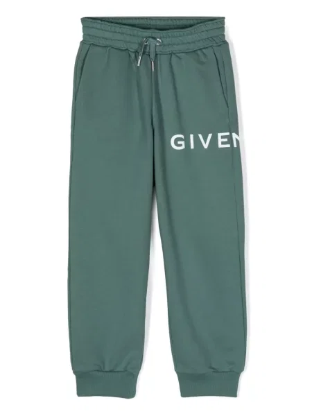 Spodnie dziecięce Givenchy zielone