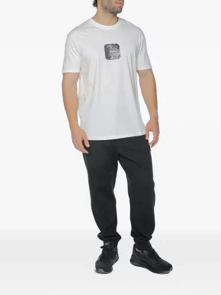 Tricou Armani Exchange cu imagine alb