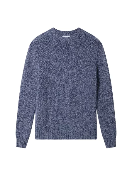 Sweter Boglioli wełniany niebieski