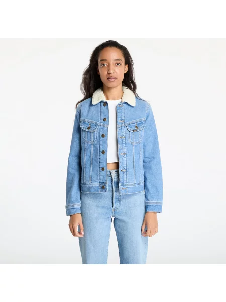 Kurtka Lee Sherpa Rider Jacket Blue Voyage XS niebieska