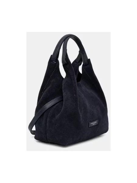 Torebka crossbody Gianni Chiarini skórzana niebieska