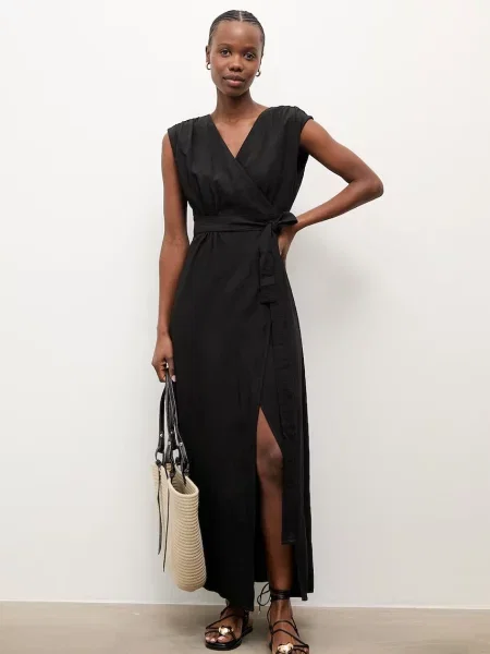 Answear.LAB sukienka letnia z czarna