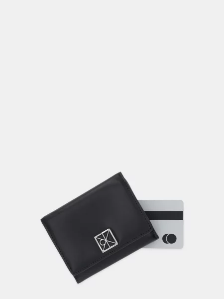Kožená peněženka Calvin Klein černá
