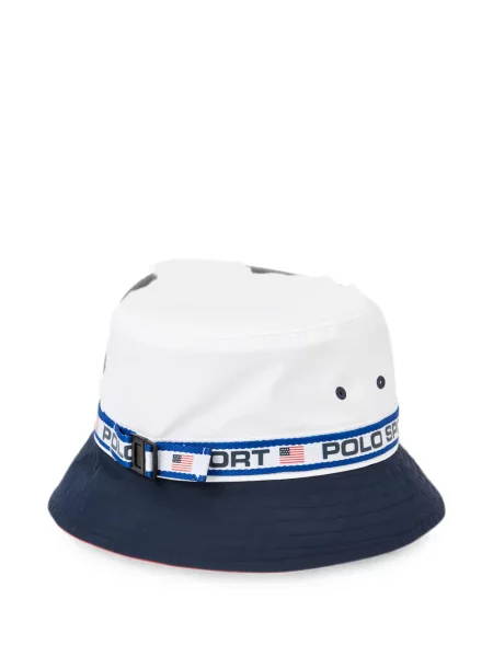 Geantă Polo Ralph Lauren din canvas cu autograf alb