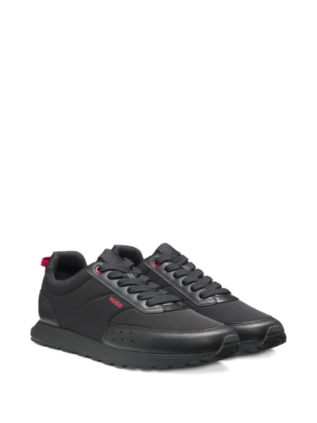 Sneakerși Hugo cu autograf negru