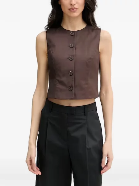 Decupat top Benetton maro