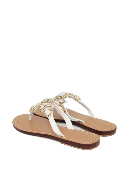 Sandale Mystique de cristal alb