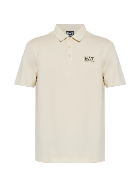 Scurt tricou polo Ea7 Emporio Armani cu autograf