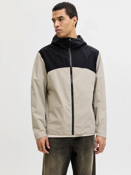 JACK & JONES Prechodná bunda JJESOHO kapučíno čierna