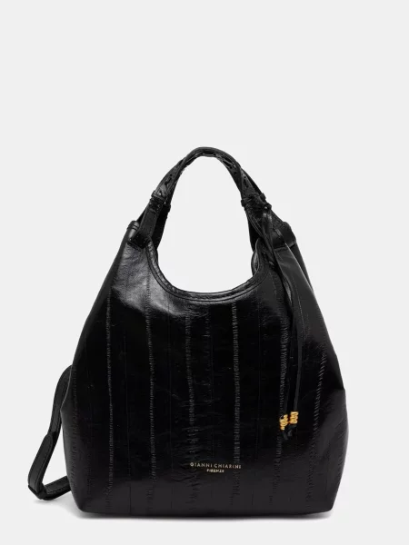Gianni Chiarini geantă crossbody pentru femei din piele DUA negru