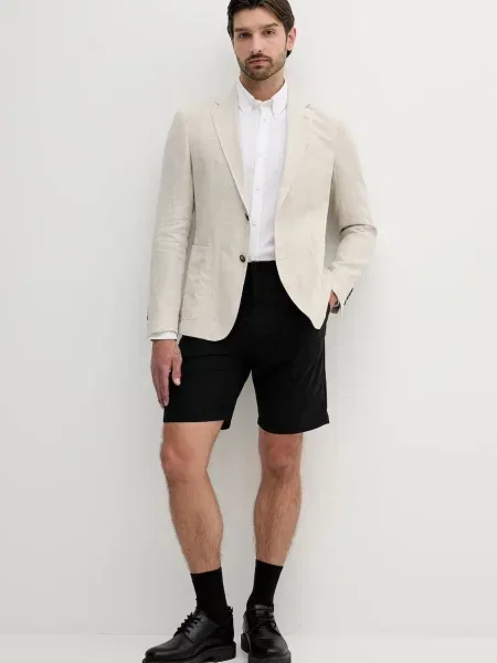 Сорочка BOSS regular комір button-down білий