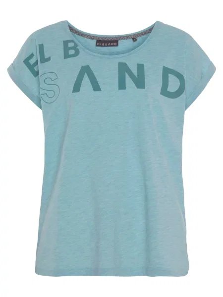 Elbsand Tricou / cyan turcoaz