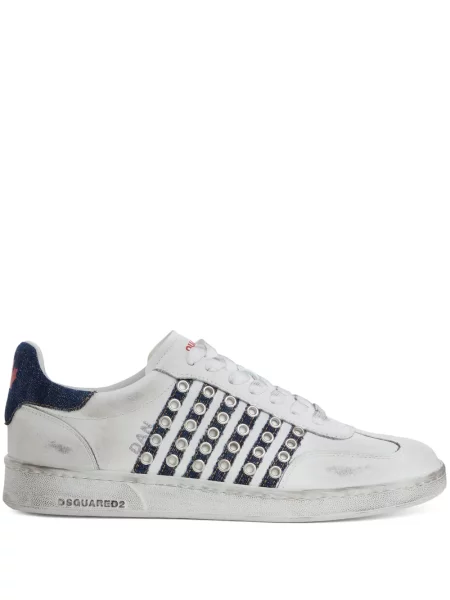 Sneakerși Dsquared2 alb