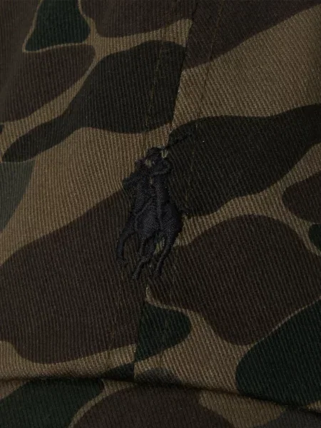 Ριγέ polo Polo Ralph Lauren με κουκούλα με αυτόγραφο λευκό