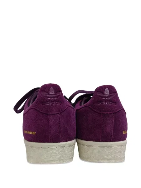 Fotbal sneakerși Adidas cu autograf alb