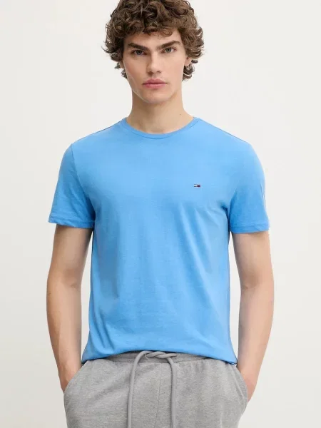 Тениска Tommy Jeans синьо