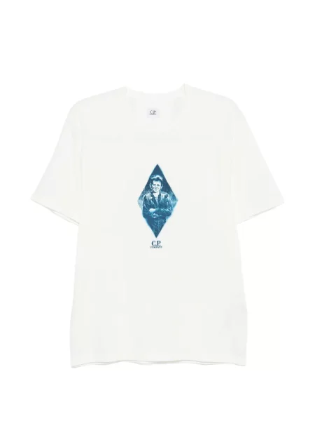 Tricou C.p. Company cu imagine alb