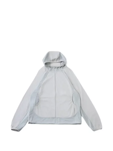 Мрежест трекинг яке Hiking Patrol с качулка за туризъм сиво