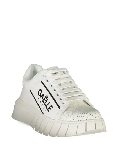 Sneakerși Gaelle cu imagine alb