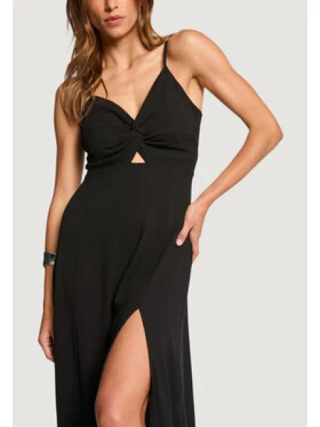 Öltöny maxi ruha Morgan De Toi fekete