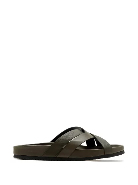 Papuci Tom Ford cu bretele verde