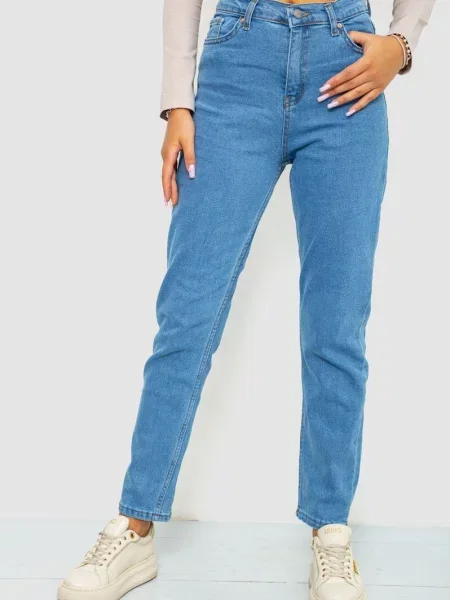 Джинси мом Ager синій