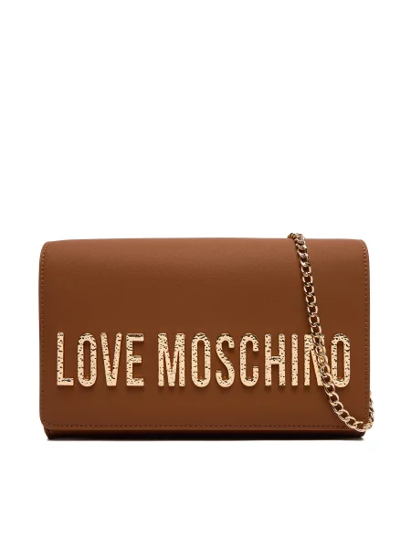 LOVE MOSCHINO Rankinė Ruda auksinė