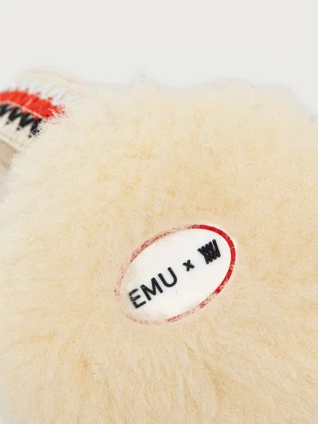 Ursuleț de pluș căciulă Emu Australia de lână bej