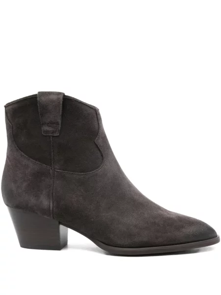 Botine Ash din piele de căprioară maro