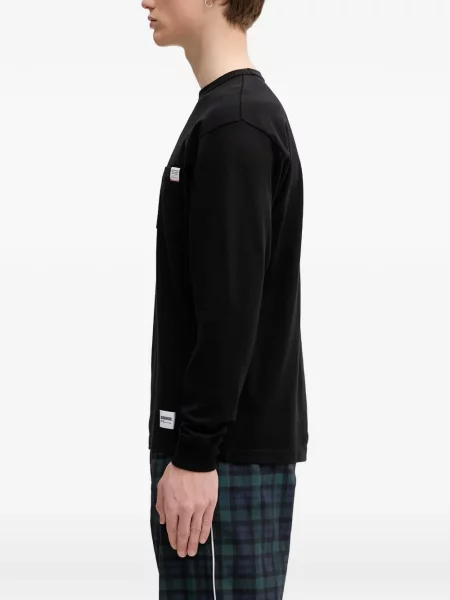 Lung tricou Neighborhood negru