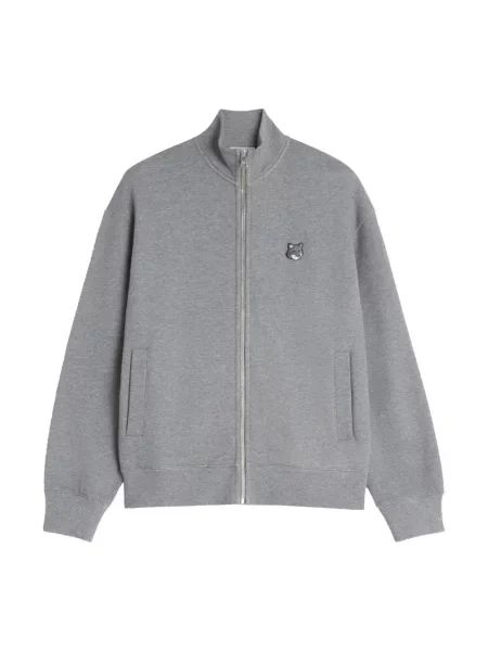 Hanorac Maison Kitsune cu aplicații gri