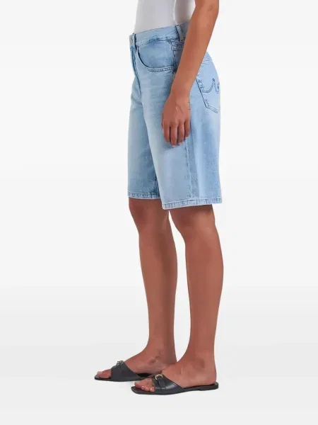 Pantaloni scurți din denim Ag Jeans cu 5 buzunare albastru