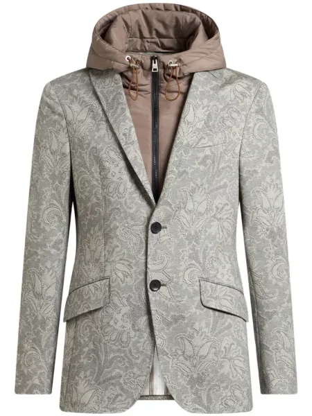 Vestă Etro cu model floral cu imagine gri