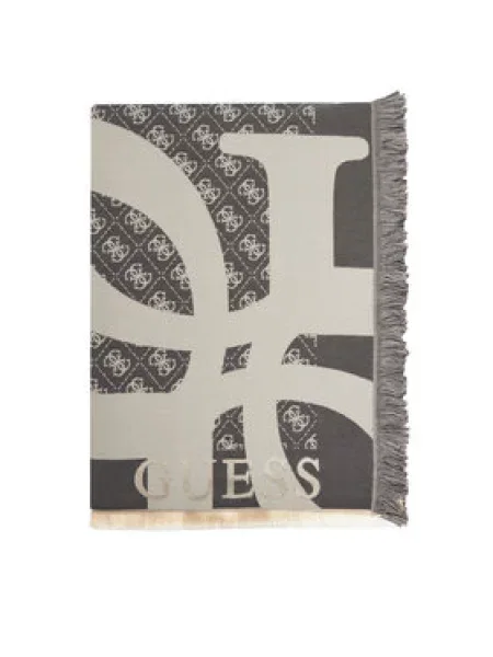 Jacquard šal Guess crna