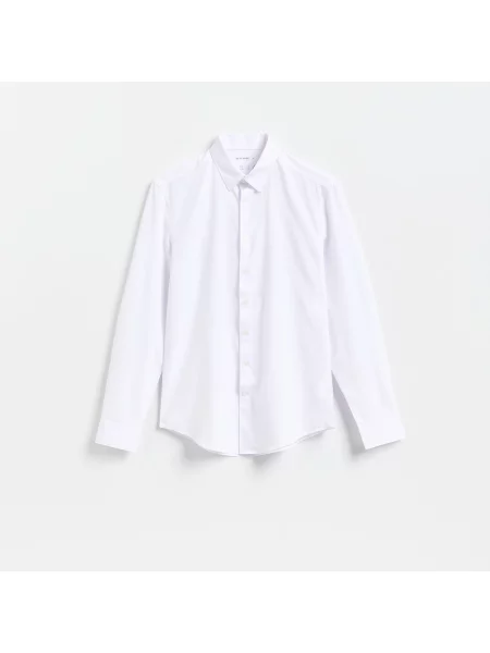 Reserved Slim fit sima ing fehér