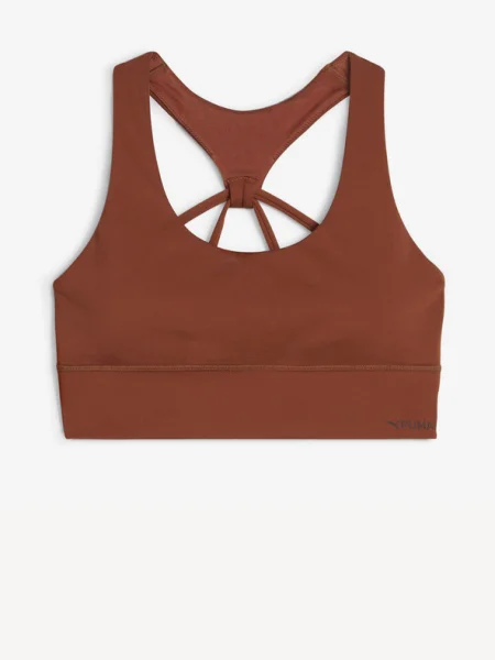 Olcsóbban. PUMA Evolve Longline teak fitnesz melltartó. Méret: L barna